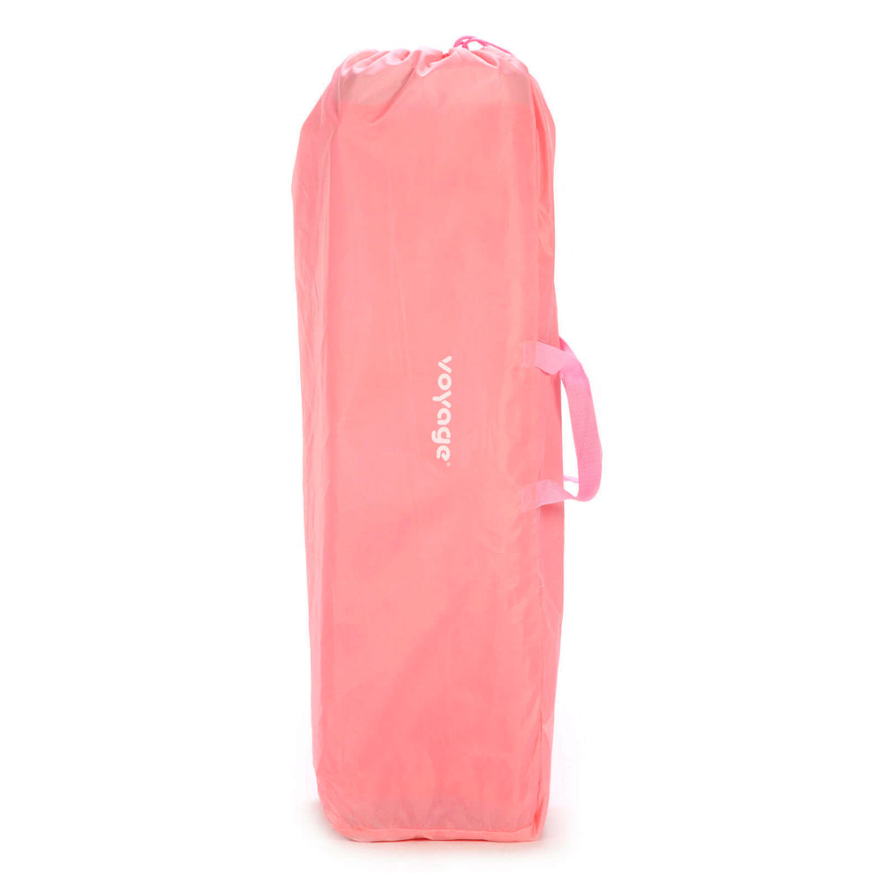 Berço Portátil Fit – 2 Alturas, Mosquiteiro e Rodas