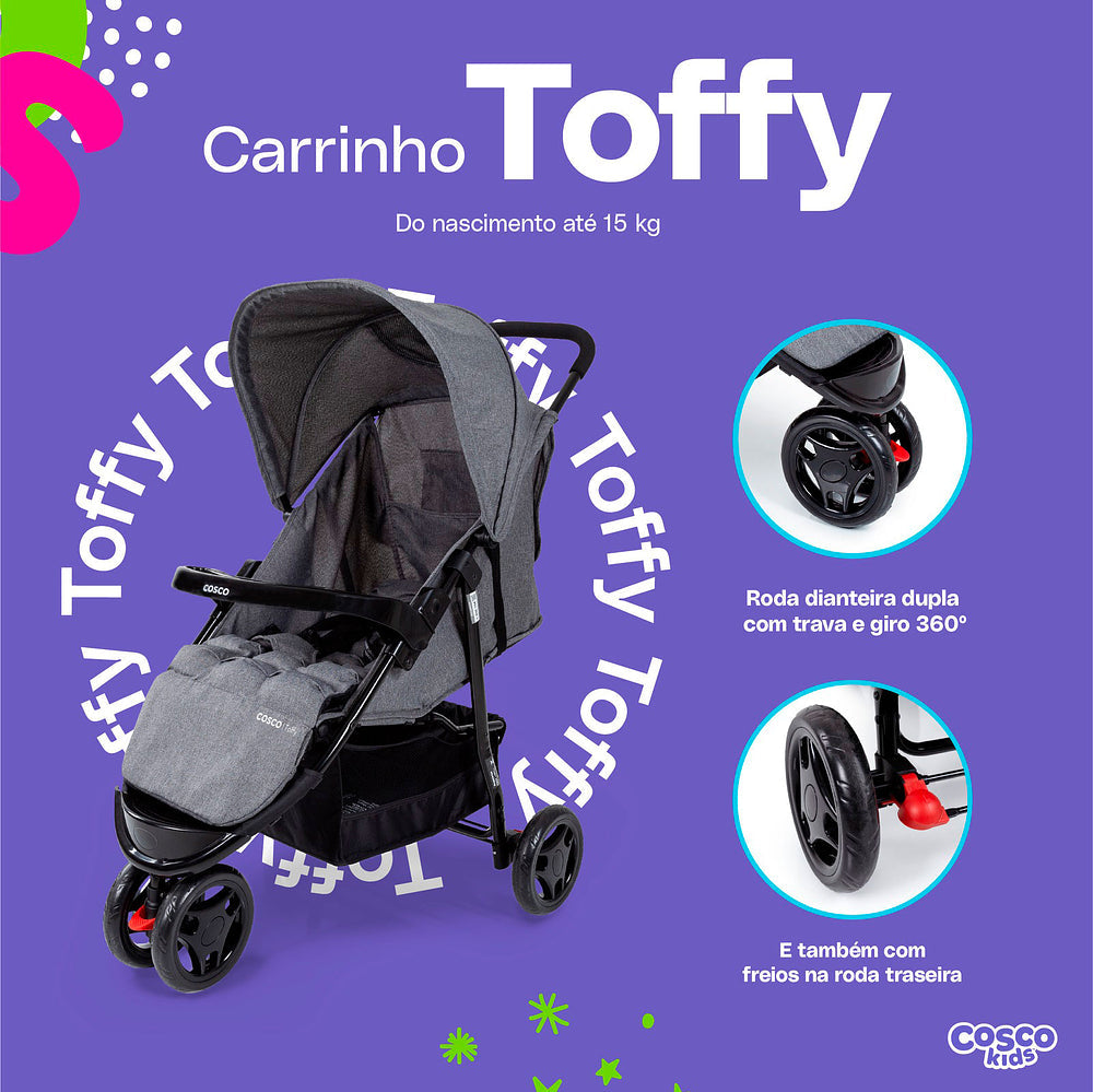 Carrinho de Bebê Toffy