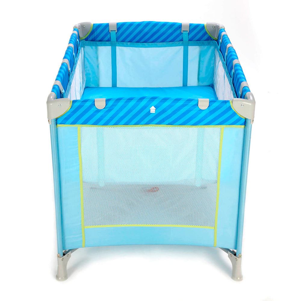 Berço Portátil Fit – 2 Alturas, Mosquiteiro e Rodas