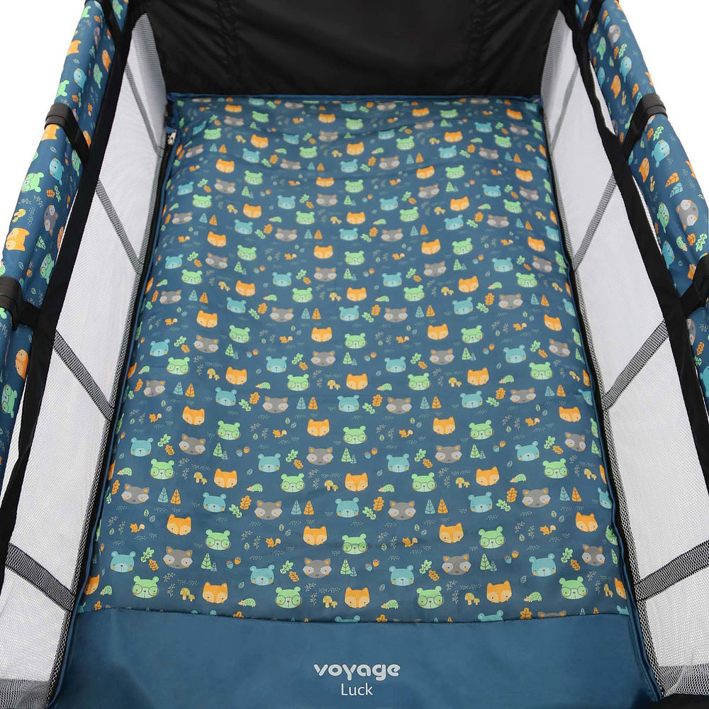 Berço Portátil Luck – 2 Posições, Trocador e Mosquiteiro