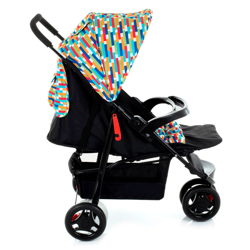 Travel System Delta Duo Pro (Conjunto de Carrinho 3 Rodas Reclinável + Bebê Conforto)
