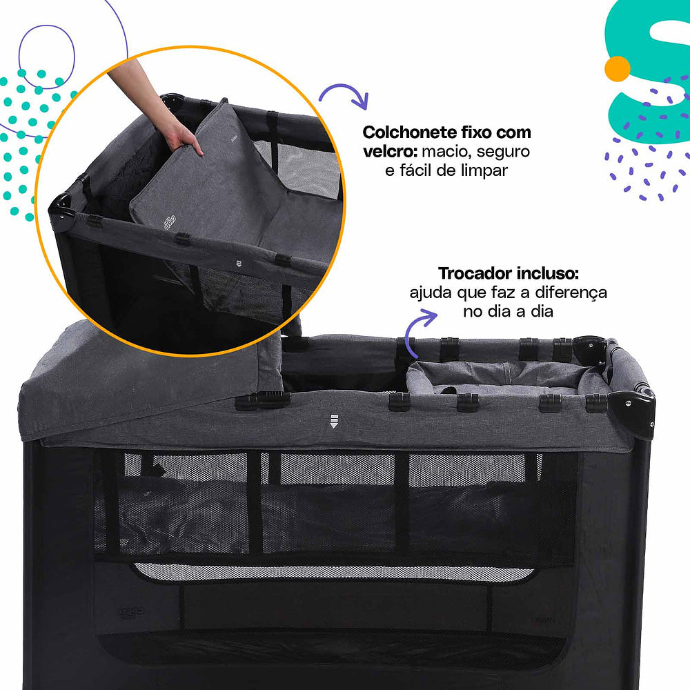 Berço Portátil Happy