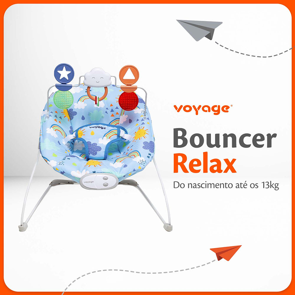 Cadeira de Descanso Bouncer Relax com Brinquedo